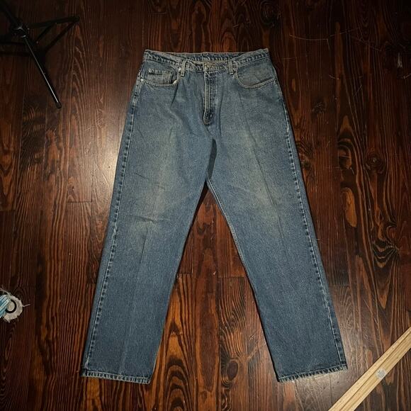 Polo Jeans Co. by Ralph Lauren Other - Polo Jeans Co Ralph Lauren 33x32 Vintage Denim Jeans Blue Relaxed Fit RL Flag